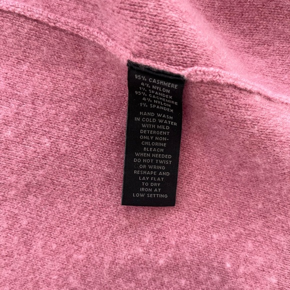 Saks Fifth Avenue 95% cashmere wrap. Gorgeous pink and lush. Super soft! - Picture 3 of 6